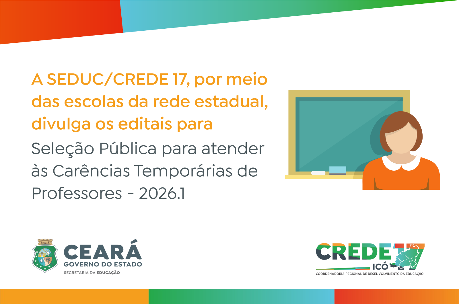 Seleção Pública para Carências Temporárias de Professores 2026